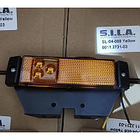 Ліхтар бокового габариту LED (3 крапки) жовтий з кронштейном (з проводами) 0011.3731-03