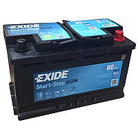 Аккумулятор EXIDE AGM 12V 80AH 800A R[+] 315*175*190 - (EK800)