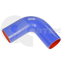 Патрубок радіатора кутовий (90 град) L=220 мм, d=88 силыконовий (в-во SILA) 555142-1303251