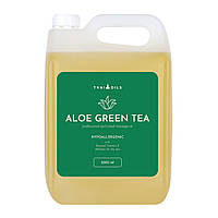 Профессиональное масло для массажа «Aloe green tea» 5000 ml
