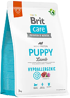 Гипоаллергенный корм для щенков с ягненком Brit Care Dog Hypoallergenic Puppy 3 кг