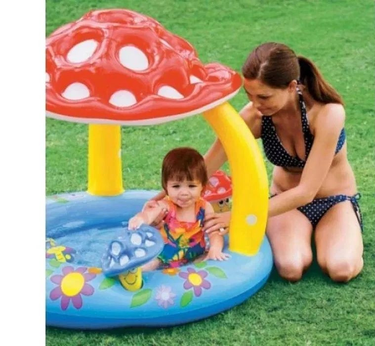 Надувний дитячий басейн Intex 57114 Грибочок 57114 1–3 роки швидка відправка, фото 1