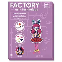 Набор для творчества DJECO "Брошь Bunny Factory Girl E-text" (DJ09320)