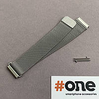Ремешок металлический 20 мм для Samsung Galaxy Watch 3 41mm миланская петля для самсунг вотч 3 стальной o7g