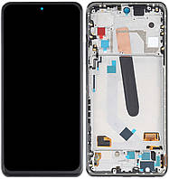 Дисплей модуль тачскрин Xiaomi Poco F3/Mi 11i/Mi 11X/Redmi K40 черный TFT в рамке Night Black