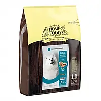 Сухой корм для собак Home Food гипоаллергенный средних пород форель с рисом 1.6 кг