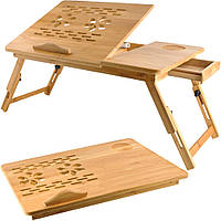 Стол подставка под ноутбук деревянная регулируемая RUHHY