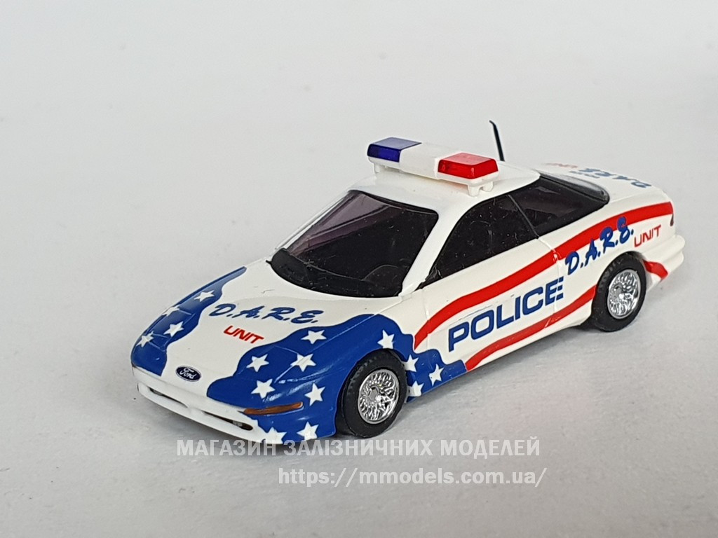 Модель поліцейської машини Ford Polise, масштабу 1/87, H0 BUSCH, фото 1