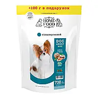 Сухой корм для собак Home Food гипоаллергенный для мелких пород форель с рисом 700 г