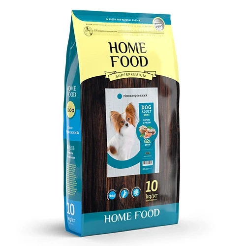 Сухий корм для собак Home Food гіпоалергенний для дрібних порід форель з рисом 10 кг