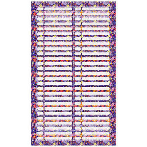 Наліпки на тіпси (стікери), Flower, 1 лист/54 Наліпки