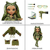 Лялька Рейнбоу Хай Олівія Вудс Rainbow High Olivia Woods Camo Green Fashion Doll S5 583141 MGA Оригінал, фото 6