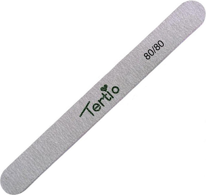 Пилка для нігтів пряма 80/80 Tertio