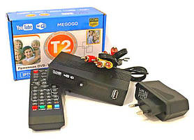 Тюнер T2 MG811 приставка з переглядом YouTube IPTV Wi-Fi HDMI USB MEGOGO, Т2, AV-3811138