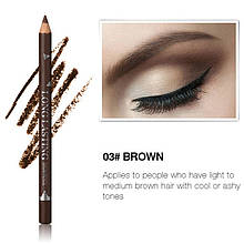 Олівець для брів стійкий натуральний коричневий Menow Long Lasting EyeBrow pencil Waterproof P-113 #03