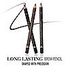 Олівець для брів стійкий натуральний коричневий Menow Long Lasting EyeBrow pencil Waterproof P-113 #03, фото 9