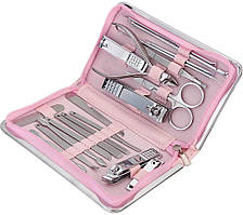 Подарунковий набір манікюрно-педикюрних, косметологічних металевих професійних інструментів LPnailsEStyle