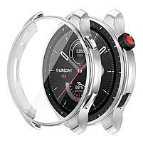 Захисний чохол для смарт годинника Amazfit GTR4 сріблястий, фото 3