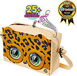 Purse Pets Leoluxe Інтерактивна сумочка Леопард із 25 звуками та рухами очей, фото 2