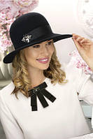 ЧЁРНАЯ ЗИМНЯЯ ШЛЯПКА WILLI "Вьеннит" (Viennit) - 018