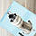 Блакитний охолоджуючий килимок для собак, фото 7