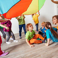 Кольорове полотно для гойдалок Ø 6 м