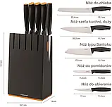 Набір ножів на підставці FISKARS Functional Form 1068068 (6 шт.) 5 ножів + підставка, фото 3