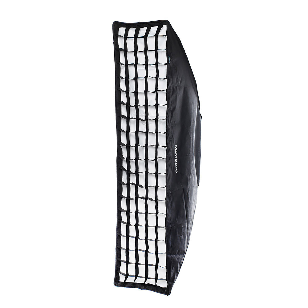 Софтбокс-стрип Mircopro SB-040 30x120 см із сотами для студійних спалахів (байонет Bowens), фото 1