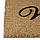Декоративний дверний килимок Ласкаво просимо з кокосового волокна, 1 x 60 x 40 см, сірий / чорний, фото 3