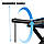 VEVOR Мотоциклетний домкрат ножиці підйомник 1100 фунтовий двигун підйомник синій X Shape, фото 4