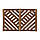 Декоративний дверний килимок "решітка" з кокосового волокна і дротяної сітки, кокос / метал, 6 x 60 x 40 см, фото 7