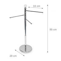 Вешалка для полотенец из нержавеющей стали 3-рожковая