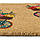 Декоративний дверний килимок з кокосового волокна і нековзного гумового підстави Велосипеди на підлозі, фото 4