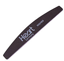 Пилка для нігтів Heart коричнева 100/180