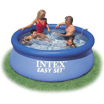Надувний сімейний круглий безкаркасний басейн Intex 28120 для установки на вулиці на 3853 л