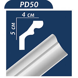 Плінтус стельовий Premium Decor (PD50) 50x40x2000 мм
