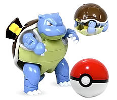 Іграшка Покемон-трансформер Бластійз з Покеболом, 8 см