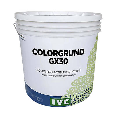 Ґрунтовка на водній основі для внутрішніх поверхонь COLORGRUND GX30, BIANCO (20 кг). IVC