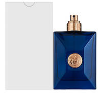 Мужские духи Versace Pour Homme Dylan Blue Tester (Версаче Пур Хом Дилан Блю) Туалетная вода 100 ml/мл Тестер