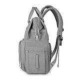 Рюкзак на коляску для мами Mark Ryden Supermom MR8703 (Сірий), фото 3