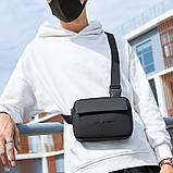 Сумка крос боді Mark Ryden MR8028 водонепроникна (Чорний), фото 4