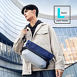 Містка сумка через плече жіноча Mark Ryden MR2819 з відділом під планшет 11" (Сіро-синій), фото 4