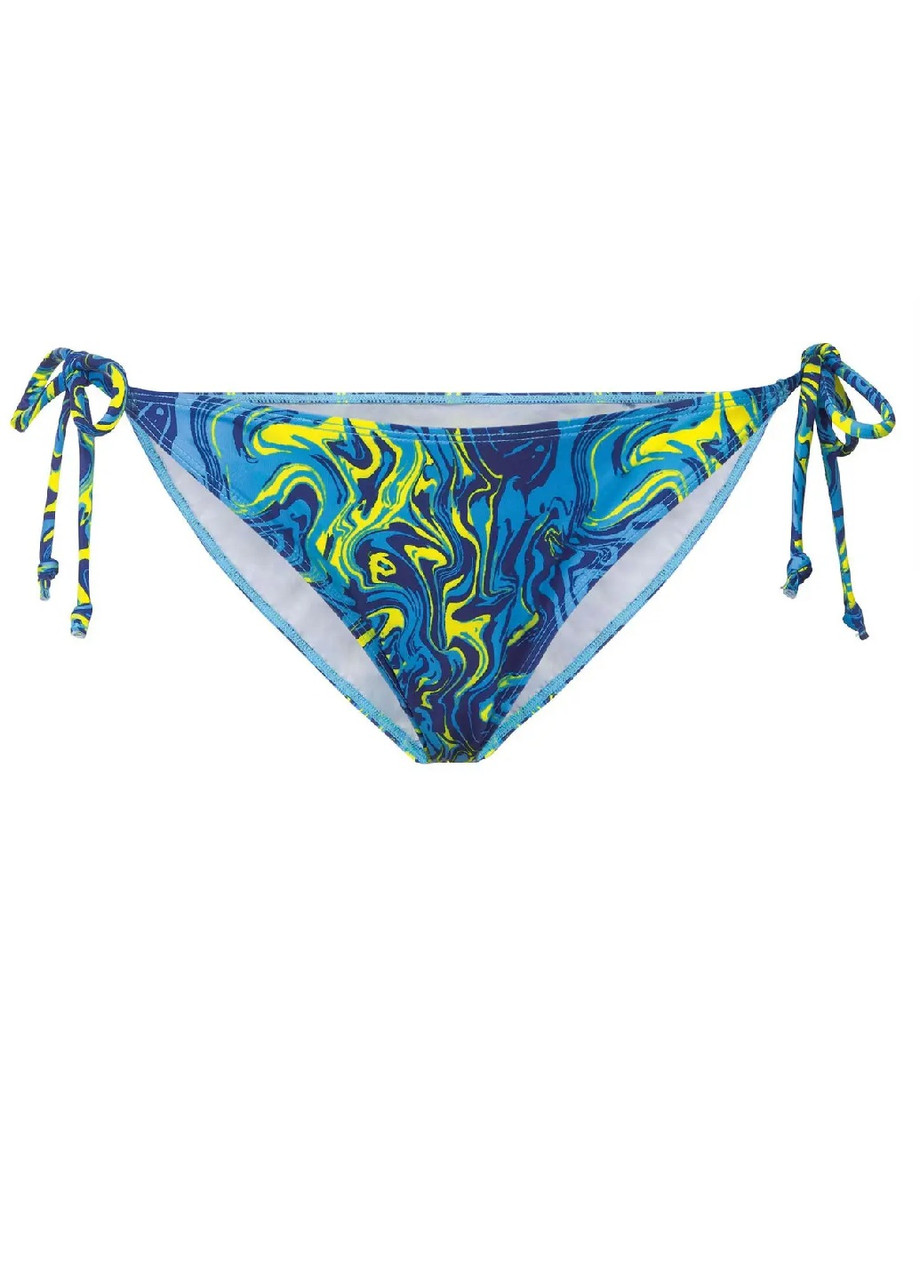 Труси купальні пляжні дівчатам з абстрактним принтом