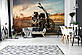 Флізелінові 3d фото шпалери осіння дорога 416x254 см. Мотоцикл (11727VEXXXL) Найкраща якість, фото 8