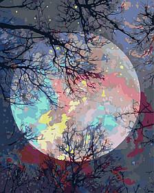 Картина за номерами Місячні барви 40*50 см Орігамі LW 32210