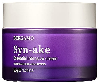Bergamo Крем для обличчя з пептидом змії інтенсивний Syn-Ake Essential Intensive, 50 мл