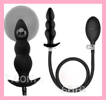 Анальний розширювач зі зміщеним центром ваги, стимулятор анусу з грушею, Інтимні іграшки