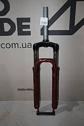 Вилка 27.5" ST 1-1/8" AM disc шток-196мм червоний (YS 2455) LIANJI LJ641 Formula BLAZE 2022 (пошкодження ЛФП)