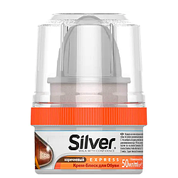 Крем блиск Silver 50ml коричневий