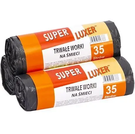 Пакети для сміття Super Lux 35 літрів,15 шт суперлюкс (економ), фото 1